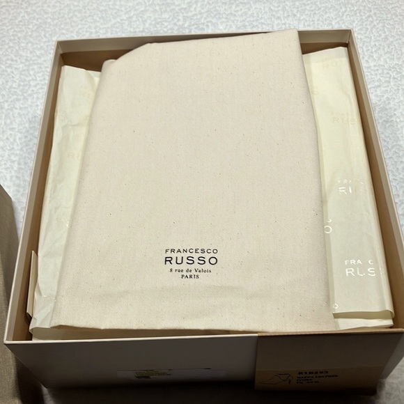 Francesco Russo PARIS Napa Leather Ankle Boots NIB - Picture 13 of 14